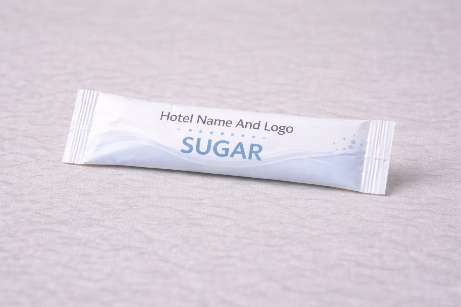 Hotel Sugar & Sweetener Sachets – Custom Branding with Hotel Name & Logo