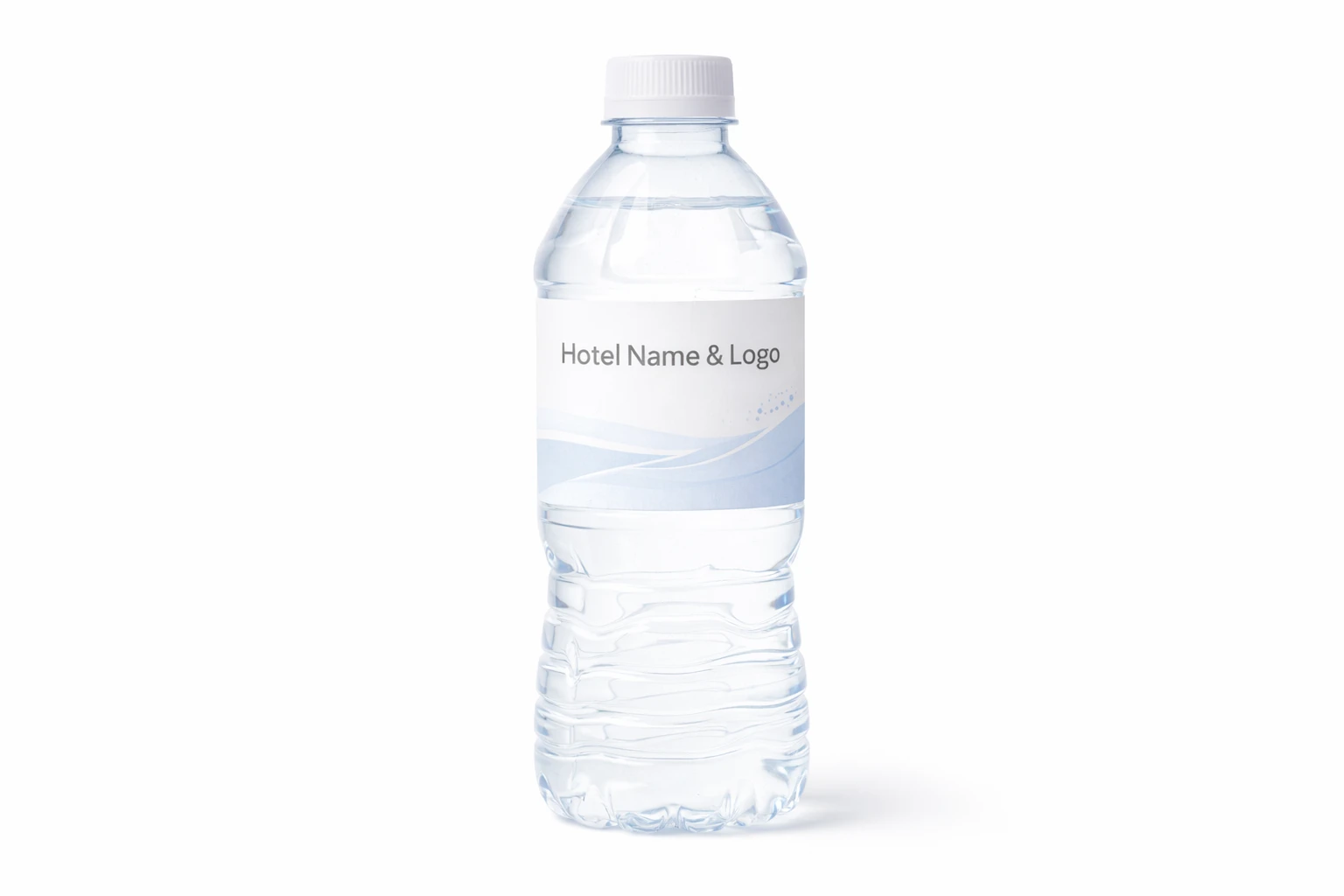 Hotel Water Bottles with Branded Label – Custom Logo Printing