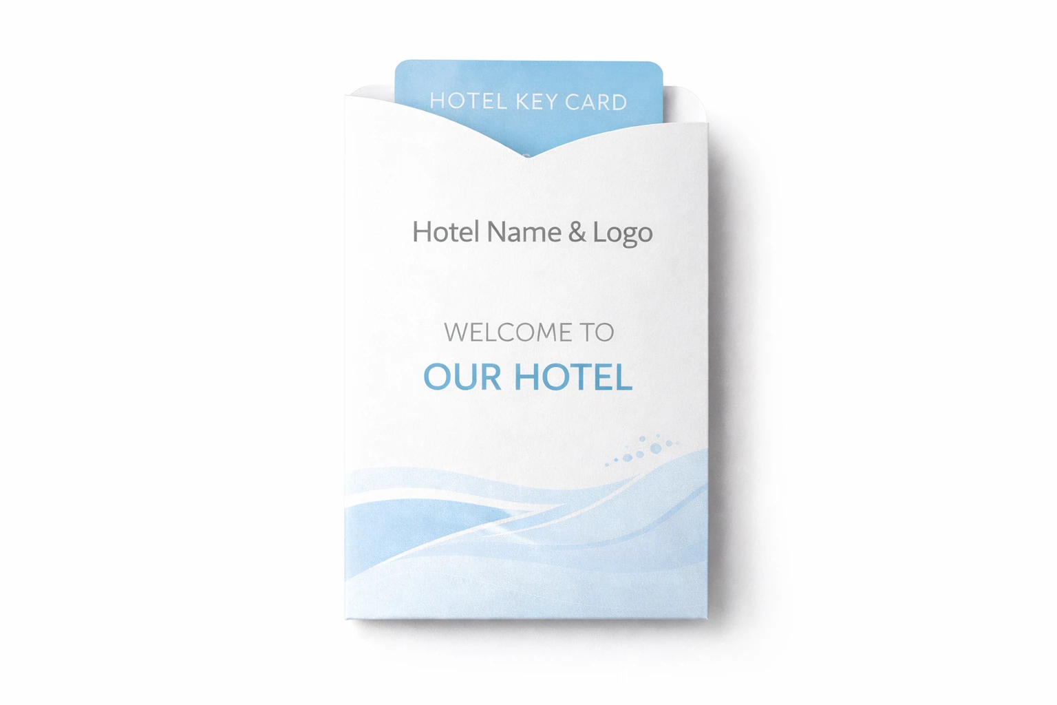 Key Card Holder – Custom Branding with Hotel Name & Logo