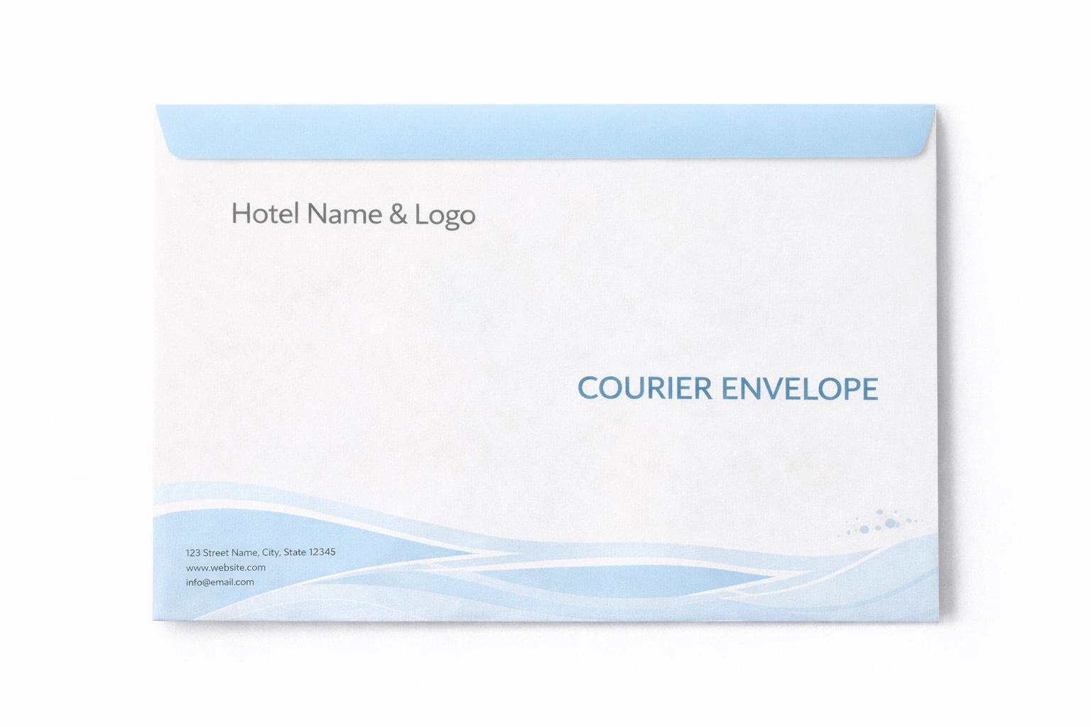 Courier Envelope – Custom Branding with Hotel Name & Logo