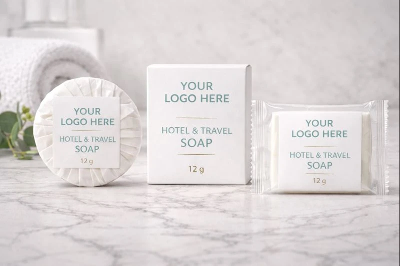 Hotel & Travel Soap – 12 gm (Paper Wrap / Box / Flow Wrap)