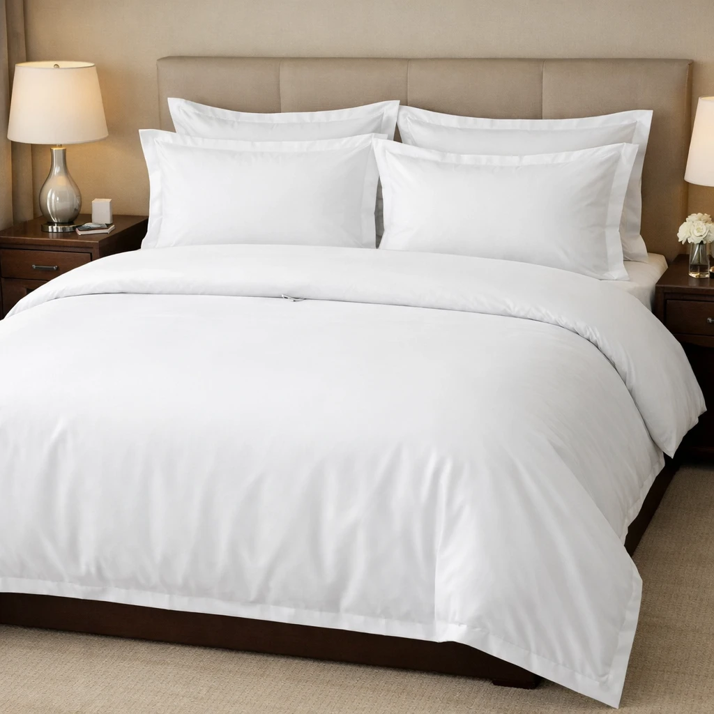 Hotel Double Duvet Cover 90"x100" – Glaze Cotton 110–210 TC