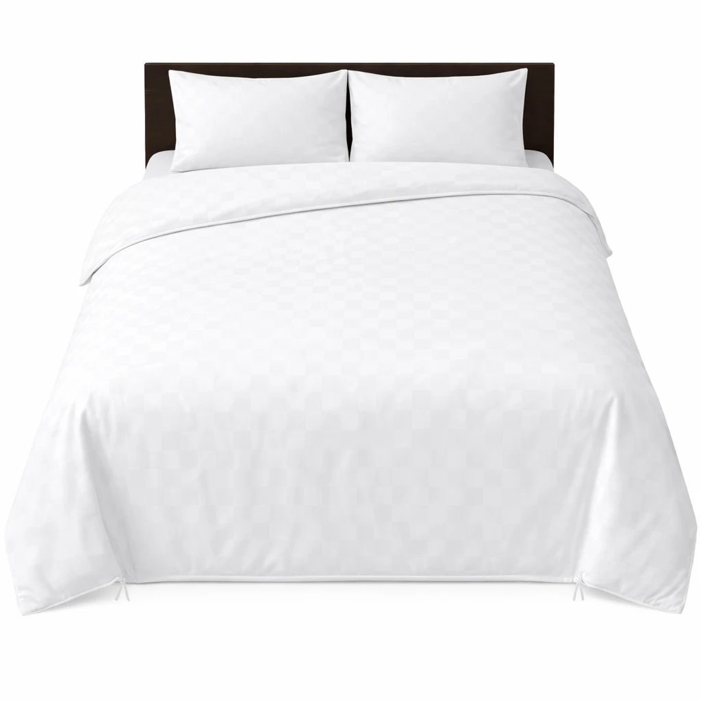 Hotel Room Bedding & Linen Duvet Cover – Dobby Checks 300 TC (96”–104”)