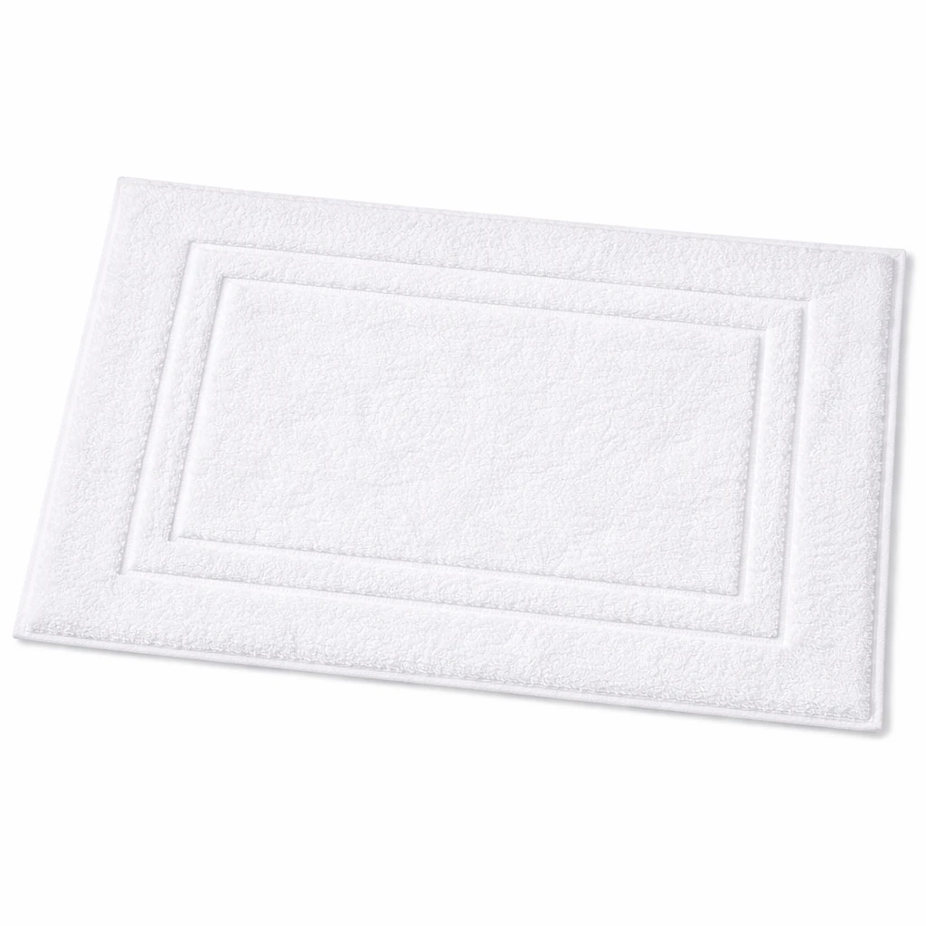 Hotel Bath Mat Pure Cotton 300 Gm Size 20"x30" – Premium Absorbent Hospitality Mat