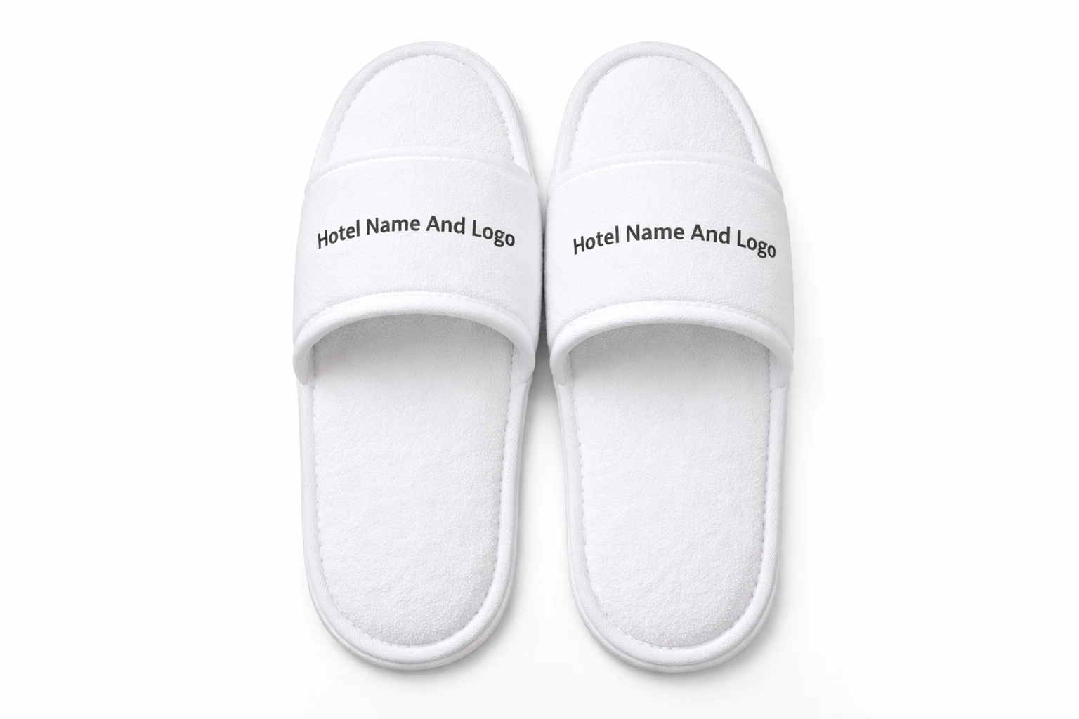 Premium Hotel Slippers – Custom Hotel Name & Logo