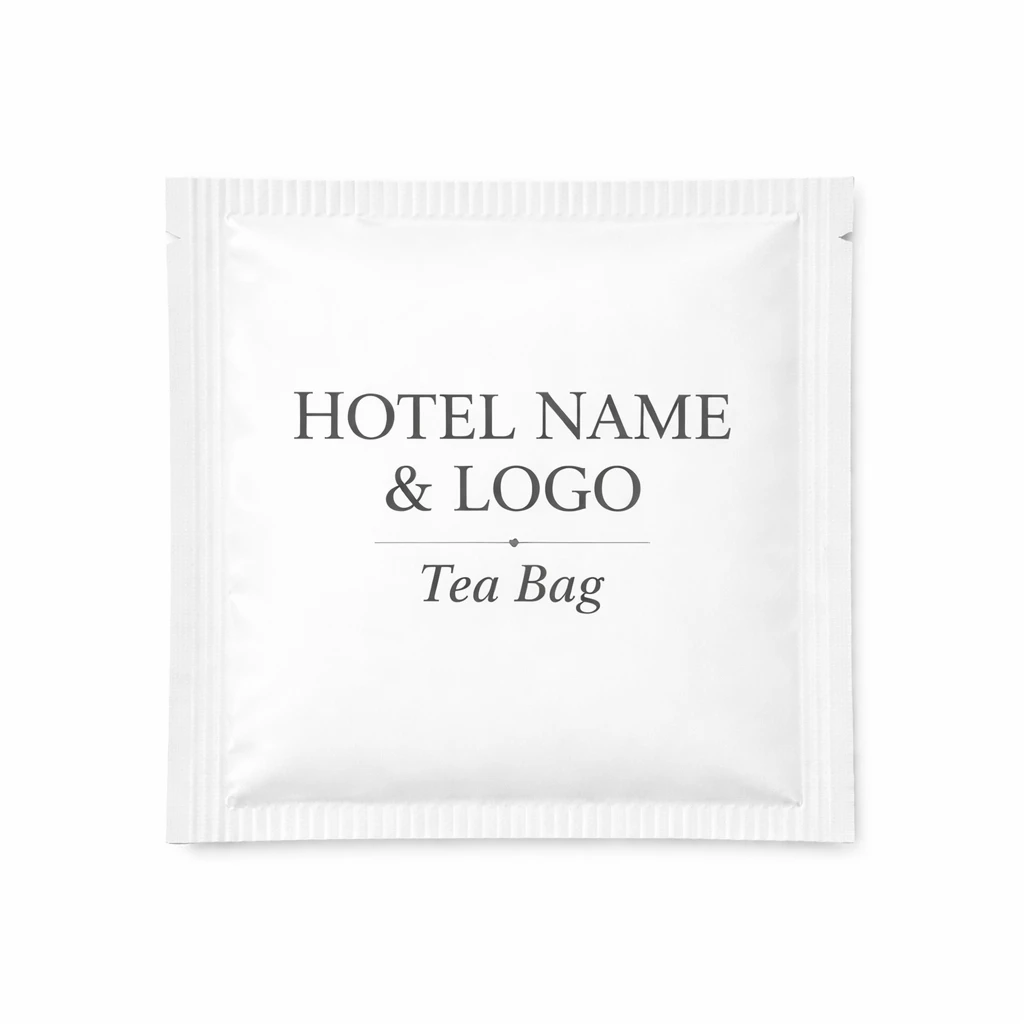 Tea Bags (Custom Envelope) – Branding Hotel Name & Logo
