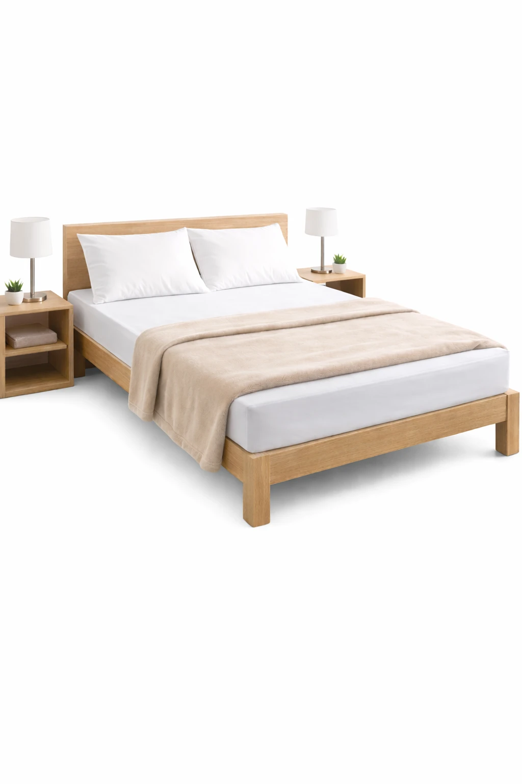 Double Room Combo (Economy) – Mattress, Bedsheet, Pillows & Blanket Set