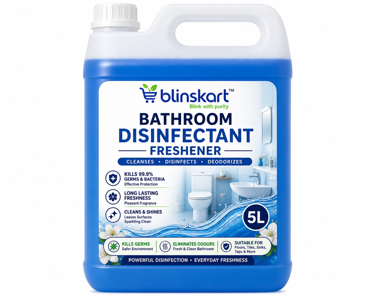 Bathroom Disinfectant Freshener 5L