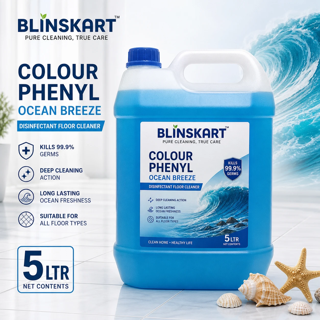 Colour Phenyl Ocean Breeze 5 Ltr