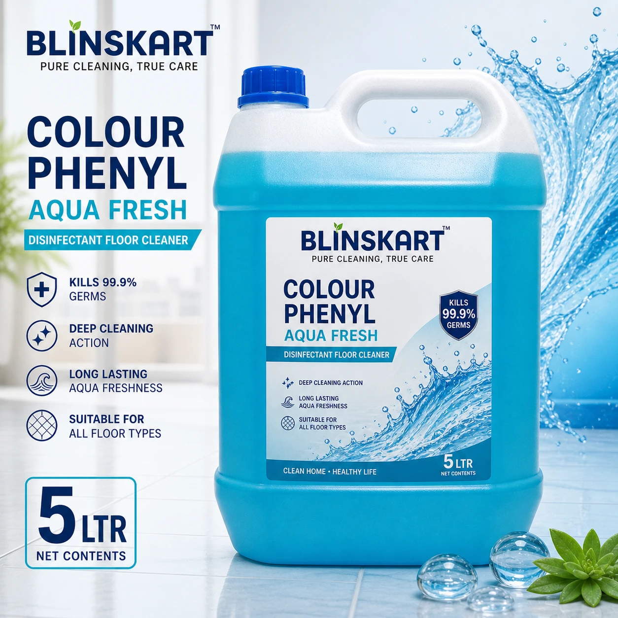 Colour Phenyl Aqua Fresh 5 Ltr