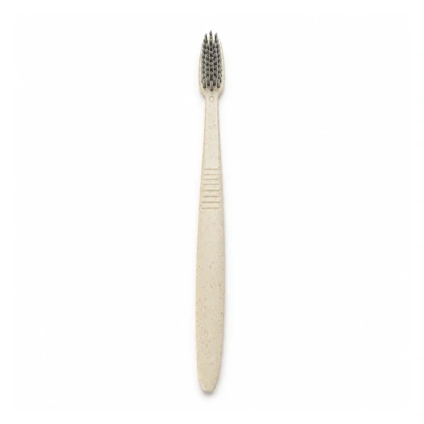 Wheat Straw Toothbrush Grey Bristles
