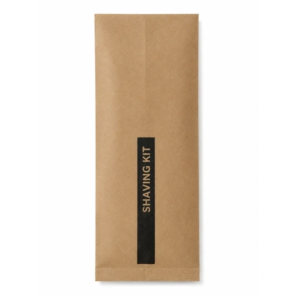 Shaving Kit Brown Packaging