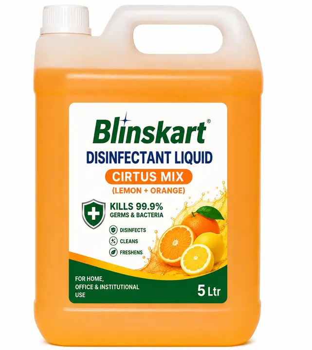 Blinskart Disinfectant Liquid Citrus Mix (Lemon + Orange) 5 Ltr