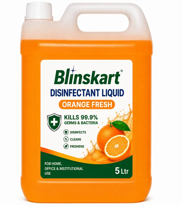 Blinskart Disinfectant Liquid Orange Fresh 5 Ltr