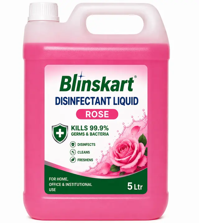 Blinskart Disinfectant Liquid Rose 5 Ltr