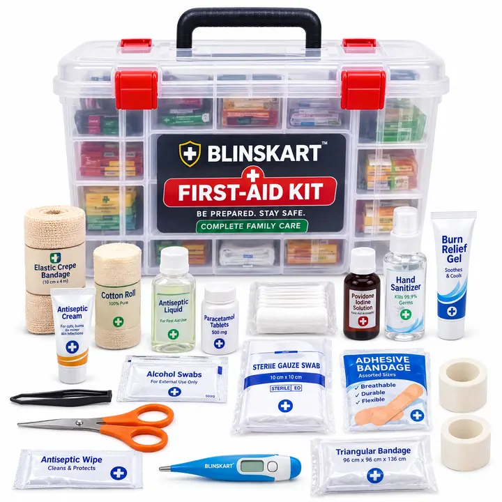 Blinskart First Aid Kit – Complete Emergency Medical & Safety Kit