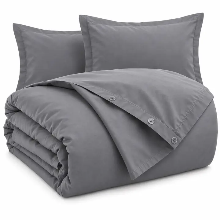 Blinskart Grey Duvet Cover
