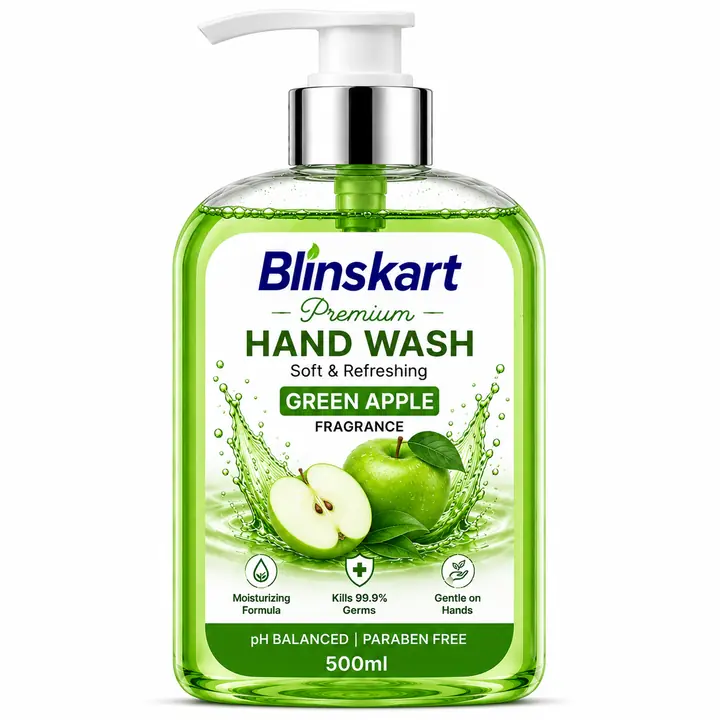 Blinskart Hand Wash Green Apple 500 ml