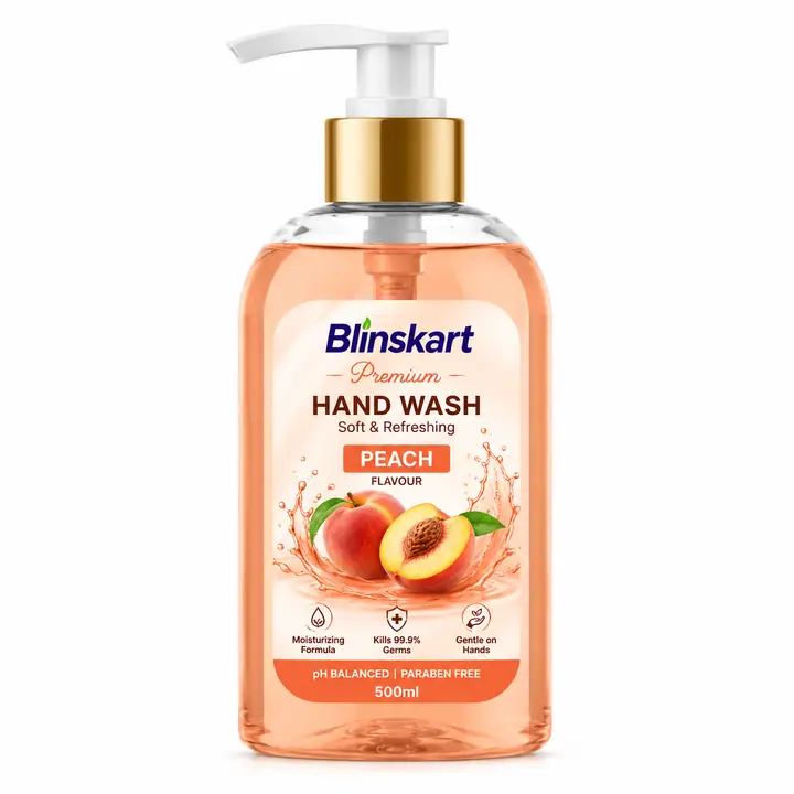 Blinskart Hand Wash Peach 500ml