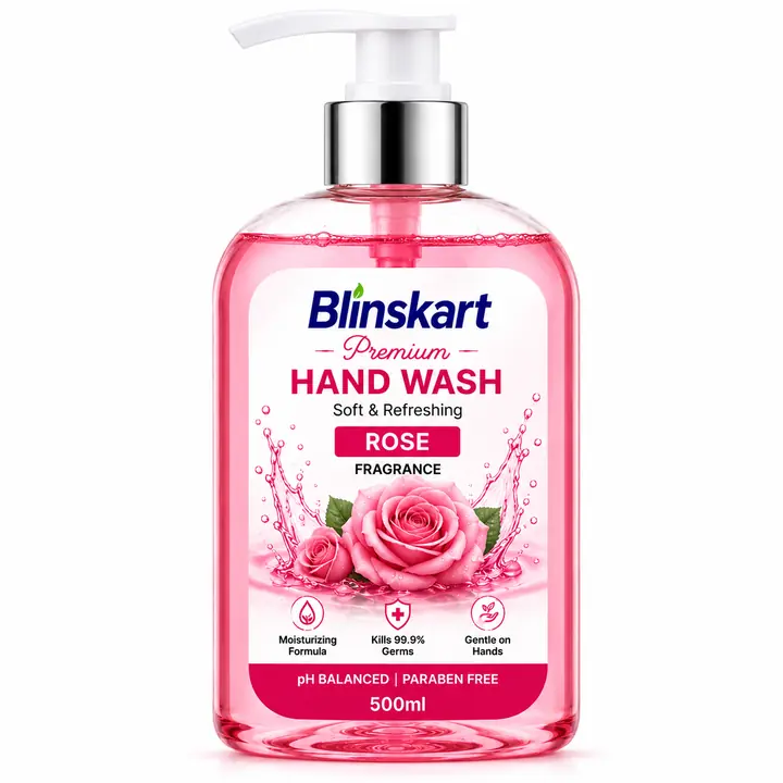 Blinskart Hand Wash Rose 500 ml