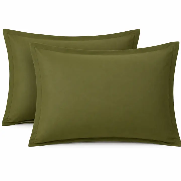 Blinskart Premium Olive Green Pillow Cover
