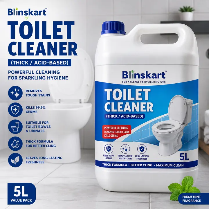Blinskart Toilet Cleaner (Thick / Acid-based) 5L