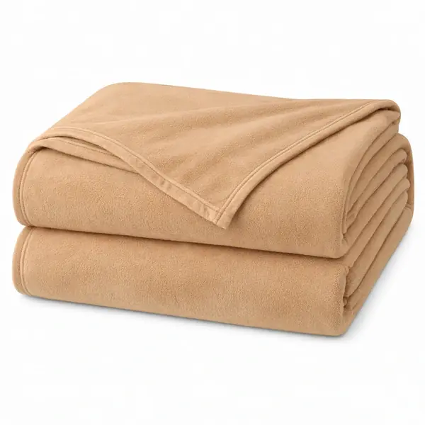 Hotel Double Fleece Blanket 1200Gm 90"x100" – Soft Premium Hospitality Blanket