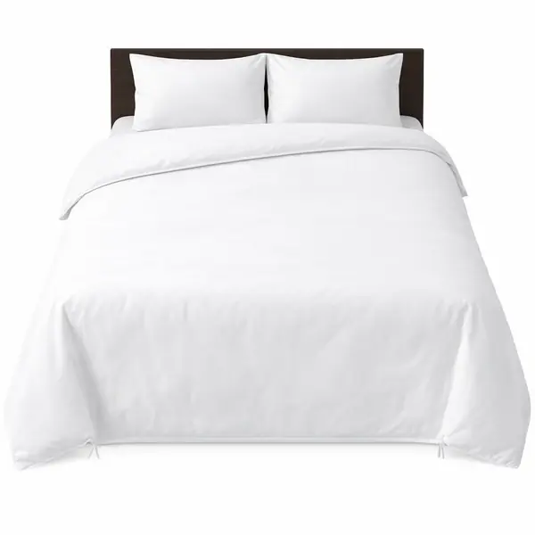 Hotel Room Bedding & Linen Double Duvet Cover – Pure Cotton Percale 300 TC