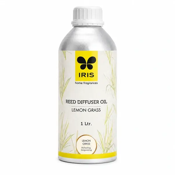 IRIS Reed Diffuser Oil – Lemon Grass, 1 Litre