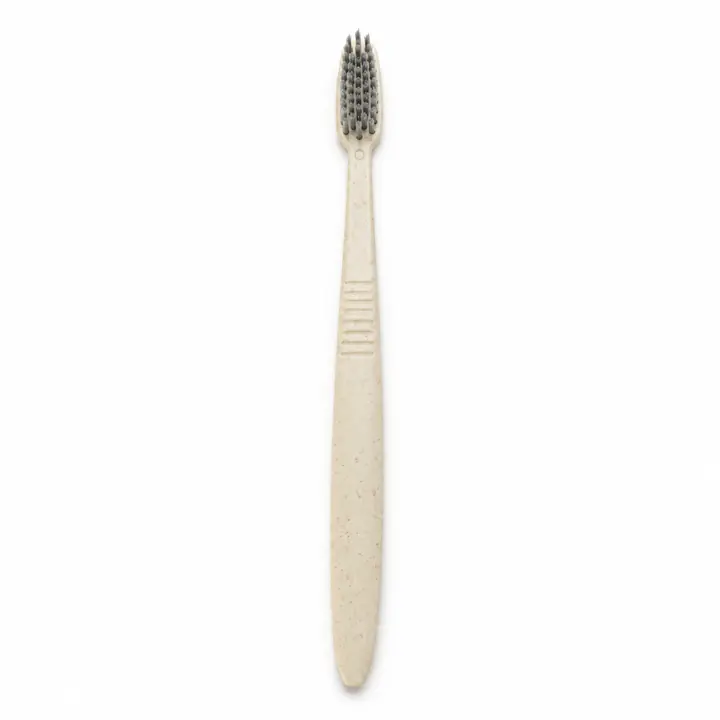 Wheat Straw Toothbrush Grey Bristles