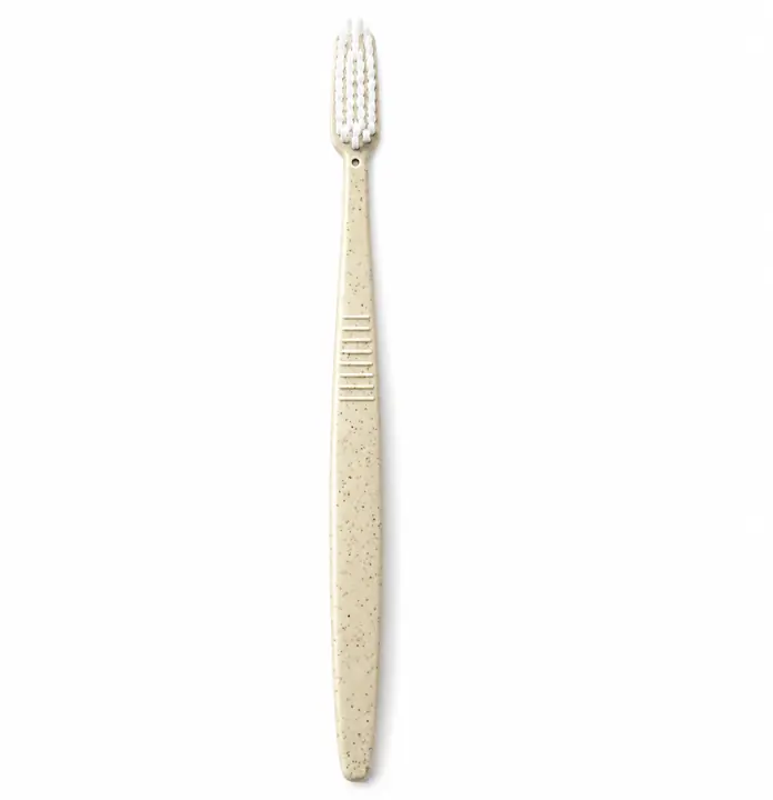  Wheat Straw Toothbrush White Bristles
