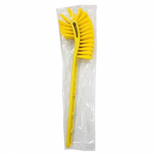 Yellow Long Handle Toilet Cleaning Brush